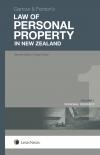 Garrow and Fenton's Law of Personal Property in New Zealand, 7th edition - Volume 1 cover