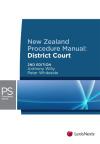 New Zealand Procedure Manual: District Courts, 2nd edition cover