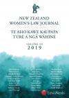 New Zealand Women’s Law Journal – Te Aho Kawe Kaupapa Ture a ngā Wāhine, Volume 3 cover