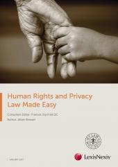 Human Rights and Privacy Law Made Easy 2017 (eBook) cover