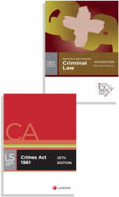 Questions and Answers Criminal Law, 4th edition and Crimes Act 1961, 25th edition (Bundle) cover