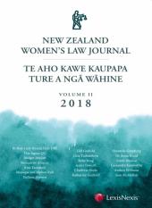 New Zealand Women’s Law Journal – Te Aho Kawe Kaupapa Ture a ngā Wāhine, Volume 2 cover