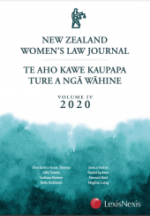 New Zealand Women’s Law Journal – Te Aho Kawe Kaupapa Ture a ngā Wāhine, Volume 4 cover