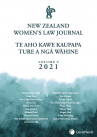 New Zealand Women’s Law Journal – Te Aho Kawe Kaupapa Ture a ngā Wāhine, Volume 5 cover